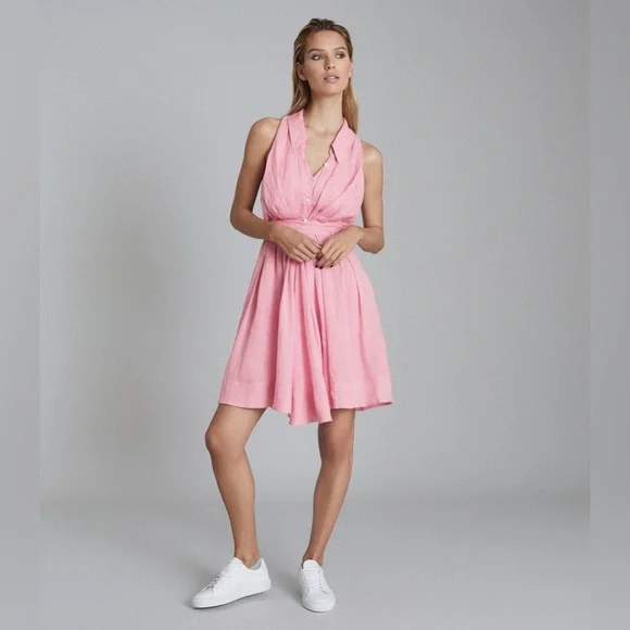Reiss | Dresses | Pink Reiss Carlotta Linen Dress Us4 | Poshmark Reiss | Dresses | Pink Reiss Carlotta Linen Dress Us4 | Poshmark